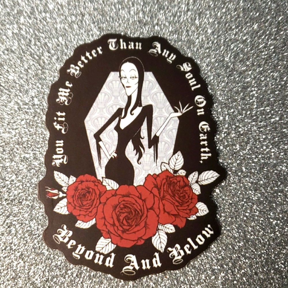 10/$10 ADDAMS FAMILY waterproof sticker